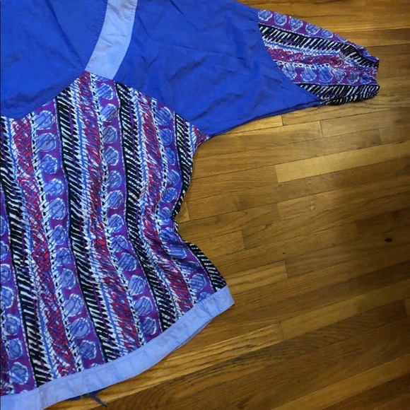 Nike Vintage Purple Windbreaker Jacket 10-12 - Picture 11 of 11